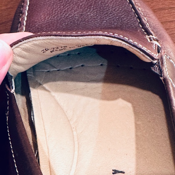 🌟HP🌟Johnston & Murphy Creswell Moc Toe Slip On Loafers Sheepskin Brazil 8.5 M - Picture 8 of 12